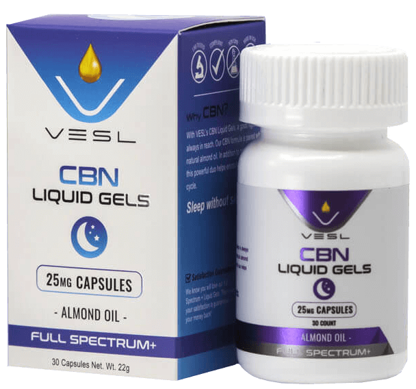 CBN Liquid Gels 25mg Bundle Inclusion