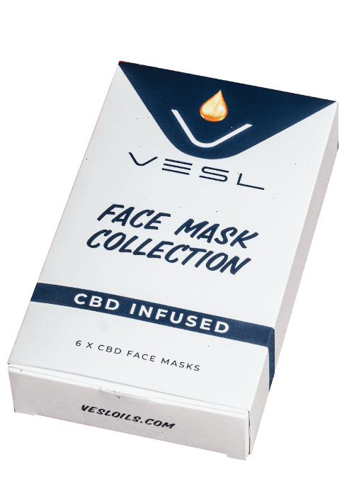 Face Mask collection CBD infused 6x CBD face masks