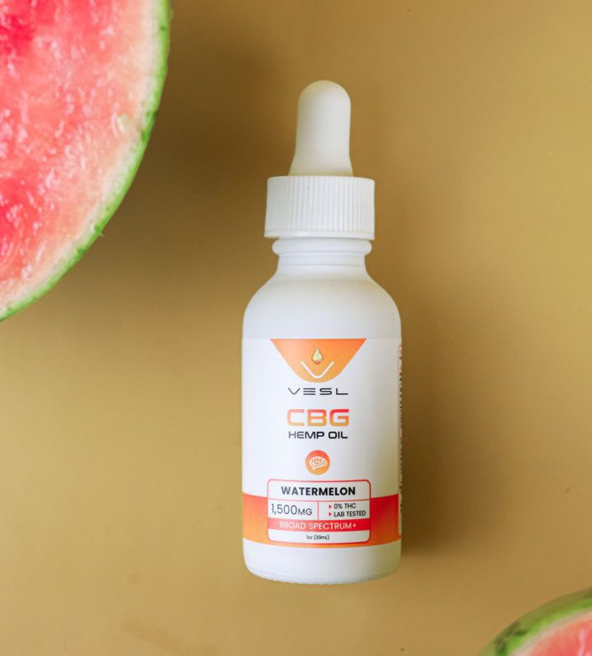 CBG hemp oil watermelon flavor 1500mg cbg tincture